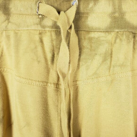 Women's Joy Lab Yellow Mustard Tie Dye Super Soft Drawstring Shorts Size Medium - Picture 8 of 9